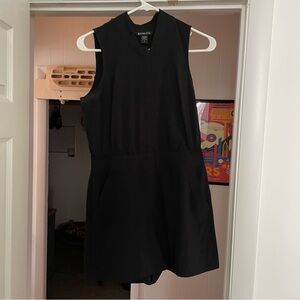 Athleta Black Sleeveless Romper